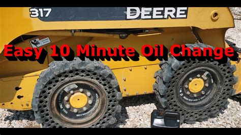 john deere skid steer oil level